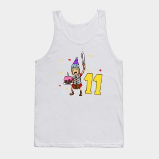 I am 11 with Centurion - kids birthday 11 years old Tank Top